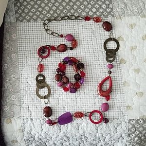 GORGEOUS Charming Charlie necklace and bracelet